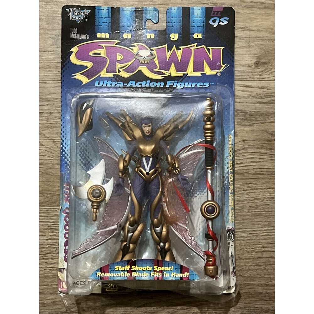 Manga Spawn THE GODDESS (Gold & Purple Armor) Action Figure McFarlane 1997 NIP